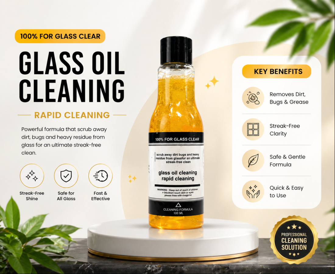 Glass oil Cleaner